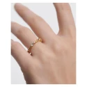 Anillo PdPaola Color Essentials Lotus Plata Baño Oro y Circonitas Multicolor AN01-C80