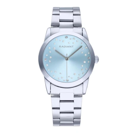 Reloj Radiant Fiji Mujer Plateado y Turquesa Analógico RA606202