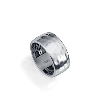 Anillo Viceroy Fashion Acero Martillado Hombre 14215A02600