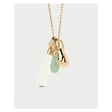 Colgante PdPaola Aqua Shell Plata Baño Oro PE01-091-U
