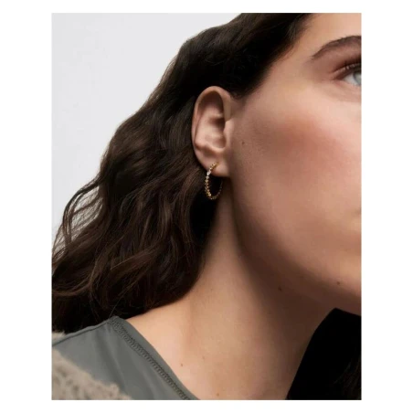 Pendientes PdPaola Aros Lotus Plata Baño Oro y Circonitas Multicolor AR01-C78-U