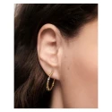 Pendientes PdPaola Aros Lotus Plata Baño Oro y Circonitas Multicolor AR01-C78-U