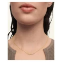 Collar PdPaola Lotus Plata Baño Oro y Circonitas Multicolor CO01-951-U