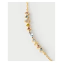 Collar PdPaola Lotus Plata Baño Oro y Circonitas Multicolor CO01-951-U