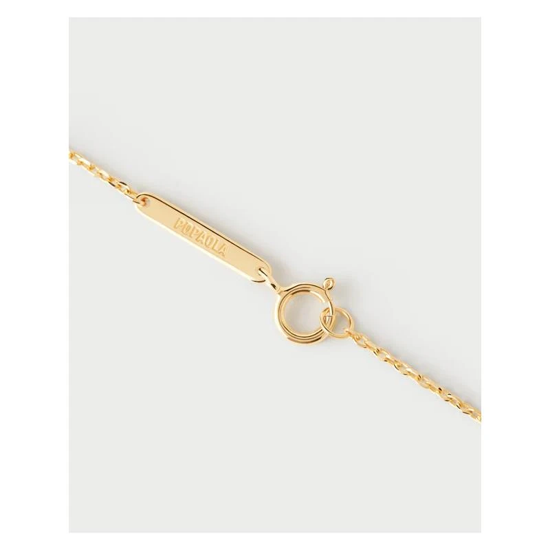 Collar PdPaola Lotus Plata Baño Oro y Circonitas Multicolor CO01-951-U