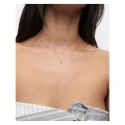 Collar PdPaola Tessa plata Baño Oro Cadena y Gota Plata Baño Oro CO01-975-U