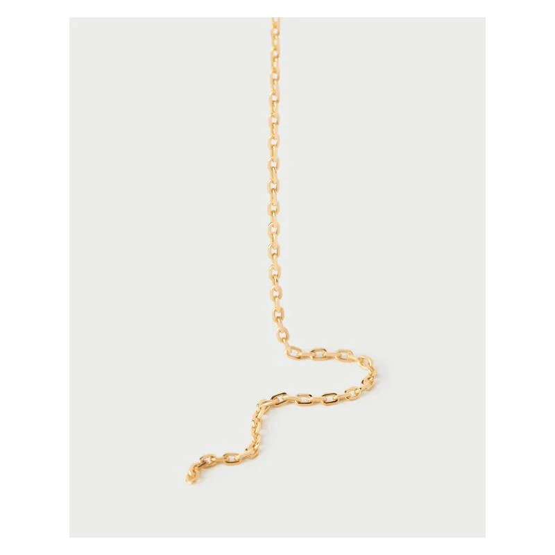 Collar PdPaola Tessa plata Baño Oro Cadena y Gota Plata Baño Oro CO01-975-U