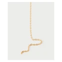 Collar PdPaola Tessa plata Baño Oro Cadena y Gota Plata Baño Oro CO01-975-U