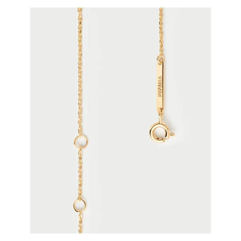 Pulsera PdPaola Lotus Plata Baño Oro y Circonitas Multicolor PU01-845-U