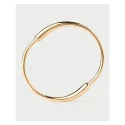 Brazalete Rígido PdPaola Loop Plata Baño Oro PU01-851-S