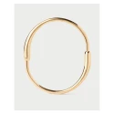 Brazalete Rígido PdPaola Loop Plata Baño Oro PU01-851-S