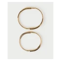 Brazalete Rígido PdPaola Loop Plata Baño Oro PU01-851-S
