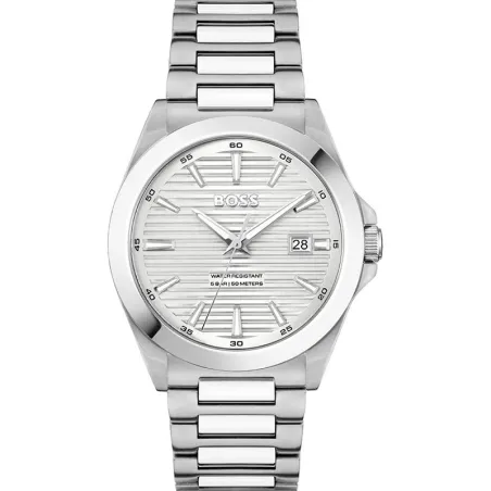 Reloj Boss Striker Plateado Analógico Hombre 1514176