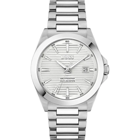 Reloj Boss Striker Plateado Analógico Hombre 1514176