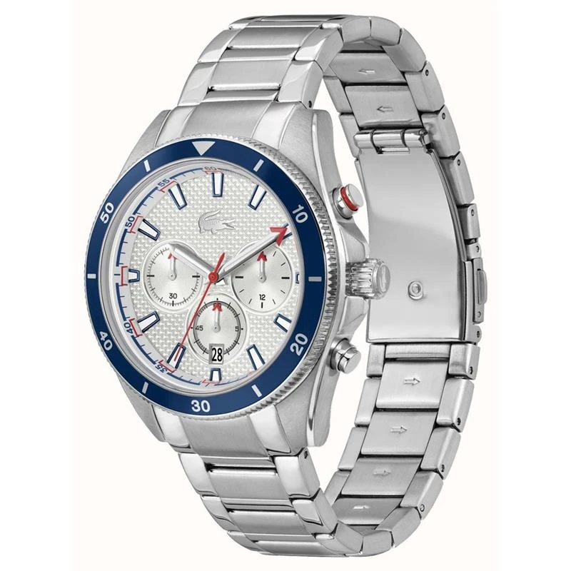 Reloj Lacoste Mainsail Plateado y Azul Cronógrafo Hombre 2011360