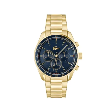 Reloj Lacoste Boston Hombre Dorado y Azul Cronógrafo 2011381