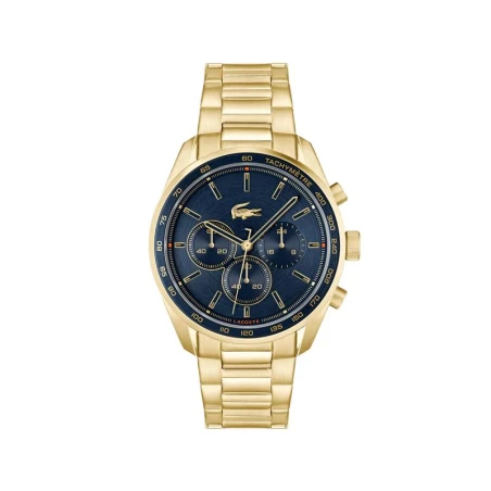 Reloj Lacoste Boston Hombre Dorado y Azul Cronógrafo 2011381