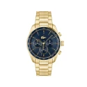 Reloj Lacoste Boston Hombre Dorado y Azul Cronógrafo 2011381