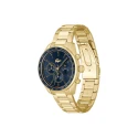 Reloj Lacoste Boston Hombre Dorado y Azul Cronógrafo 2011381
