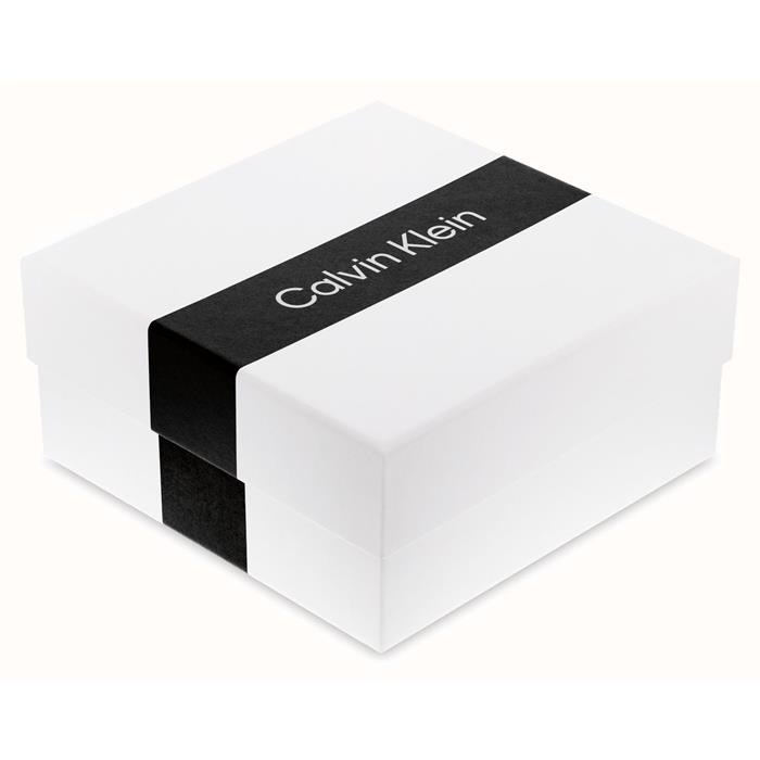 Collar Calvin Klein Metallic Waves Chapa Acero Inoxidable Hombre 35100033