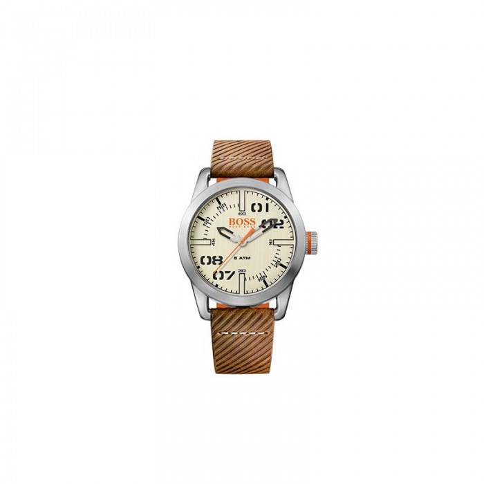 Reloj caballero HUGO BOSS ORANGE Oslo. Camel. Cuero marrón.1513418