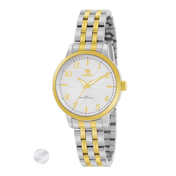 Reloj Marea Plateado y Dorado Mujer Analógico B36178/3