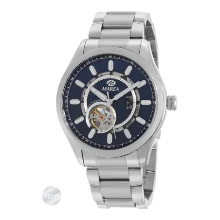 Reloj Marea Plateado y Azul Automático Hombre B54273/1