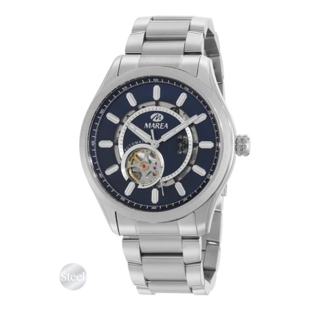 Reloj Marea Plateado y Azul Automático Hombre B54273/1