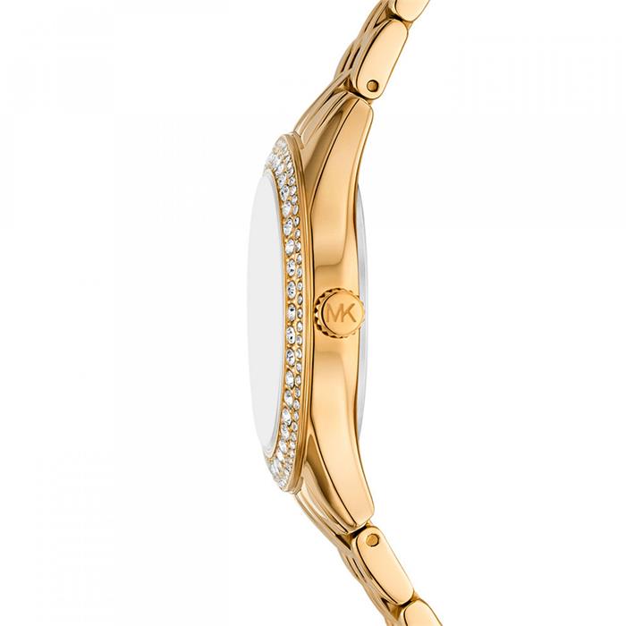 Reloj Michael Kors Harlowe Dorado y Verde Analógico Mujer MK4870