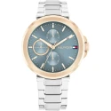 Reloj Tommy Hilfiger Lori Plateado, Rosado y Turquesa Multifunción Mujer 1782754