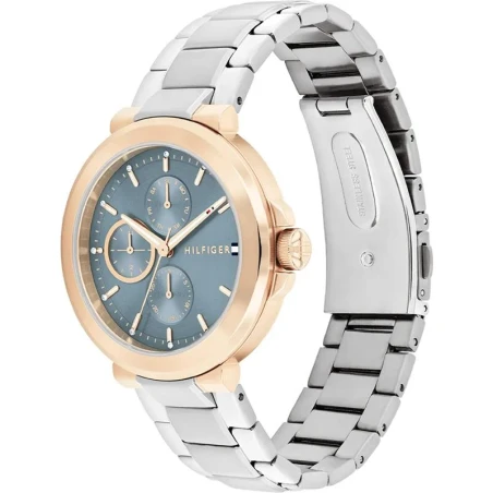 Reloj Tommy Hilfiger Lori Plateado, Rosado y Turquesa Multifunción Mujer 1782754