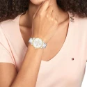 Reloj Tommy Hilfiger Camille Plateado y Dorado Multifunción Mujer 1782744