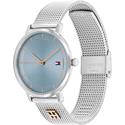 Reloj Tommy Hilfiger Tea Plateado y Turquesa Analógico Mujer 1782738