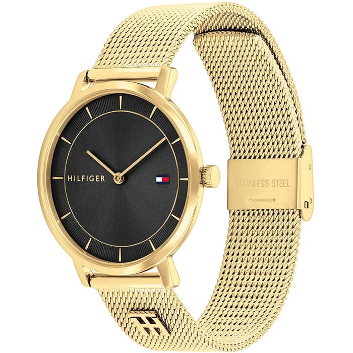 Reloj Tommy Hilfiger Tea Dorado y Negro Analógico Mujer 1782739