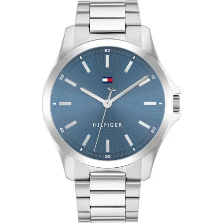 Reloj Tommy Hilfiger Bruce Plateado y Azul Analógico Hombre 1710670