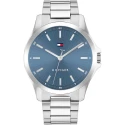 Reloj Tommy Hilfiger Bruce Plateado y Azul Analógico Hombre 1710670