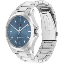 Reloj Tommy Hilfiger Bruce Plateado y Azul Analógico Hombre 1710670