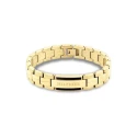 Pulsera Tommy Hilfiger Aero Inoxidable Baño Oro y Placa con Logo Hombre 2790601