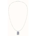 Collar Tommy Hilfiger Acero Inoxidable y Placa Colgante Esmalte Azul Hombre 2790599