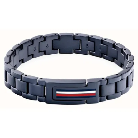 Pulsera Tommy Hilfiger Acero Azul y Bandera Hombre 2790598