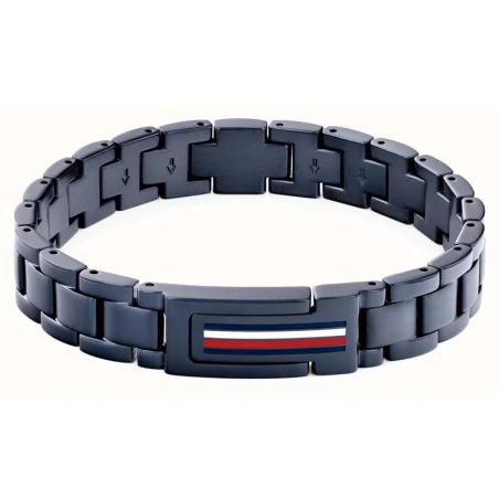 Pulsera Tommy Hilfiger Acero Azul y Bandera Hombre 2790598