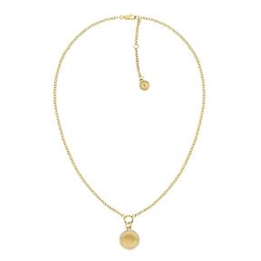 Gargantilla Tommy Hilfiger Acero Inoxidable Baño Oro Chapas Circulares y Cristales Brillantes Mujer 2780903