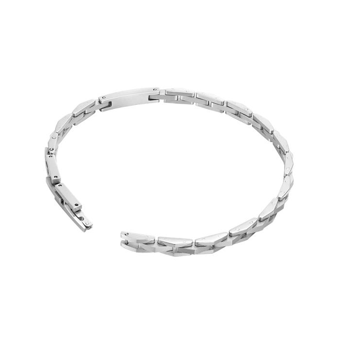 Pulsera Police Coil Acero Plateado Hombre PEAGB0039401