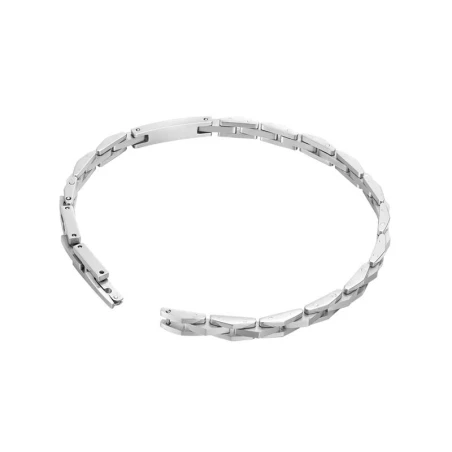 Pulsera Police Coil Acero Plateado Hombre PEAGB0039401