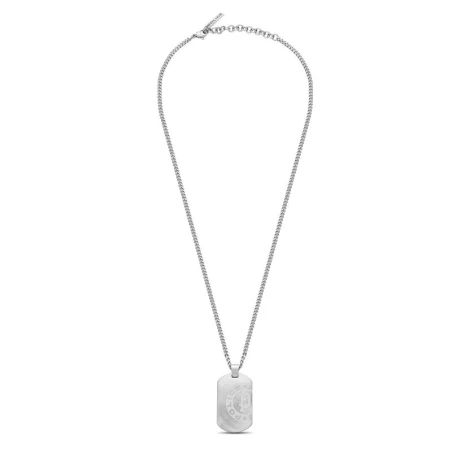 Collar Police Pontevedra II Acero Plateado Hombre PEAGN0009603