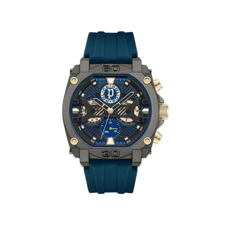 Reloj Police Norwood Gris y Azul Multifunción Hombre PEWGQ0040001