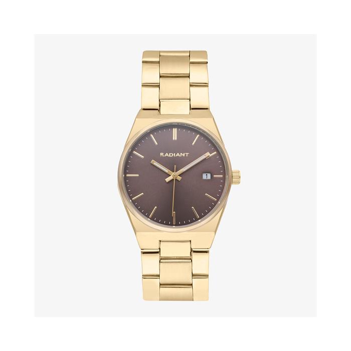 Reloj Radiant AirMini Dorado y Marrón Analógico Mujer RA648204