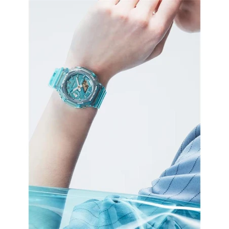 Reloj Casio G-Shock Skeleton Mujer Azul Analógico-Digital GMA-S2100SK-2AER