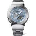 Reloj G-Shock G-Steel Series Plateado y Azul  Analógico-Digital Unisex GM-2110D-2AER