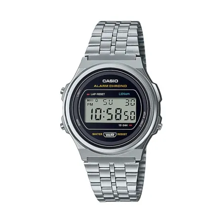 Reloj Casio Vintage Plateado Hombre Digital A171WE-1AEF